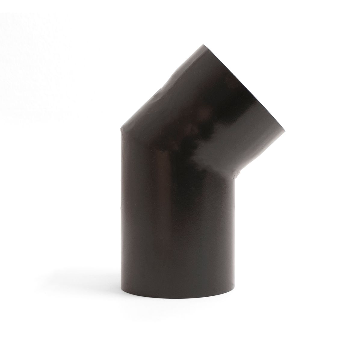 Connector Ø100 45 degrees Black