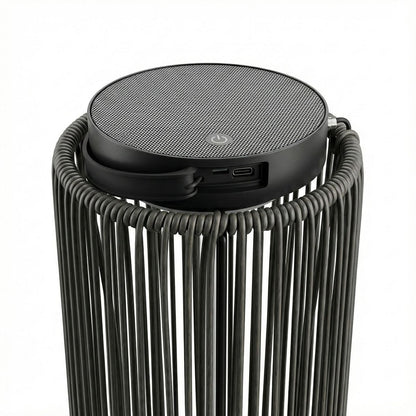 Solar Floor Lamp LUCA Grande Deep Coal