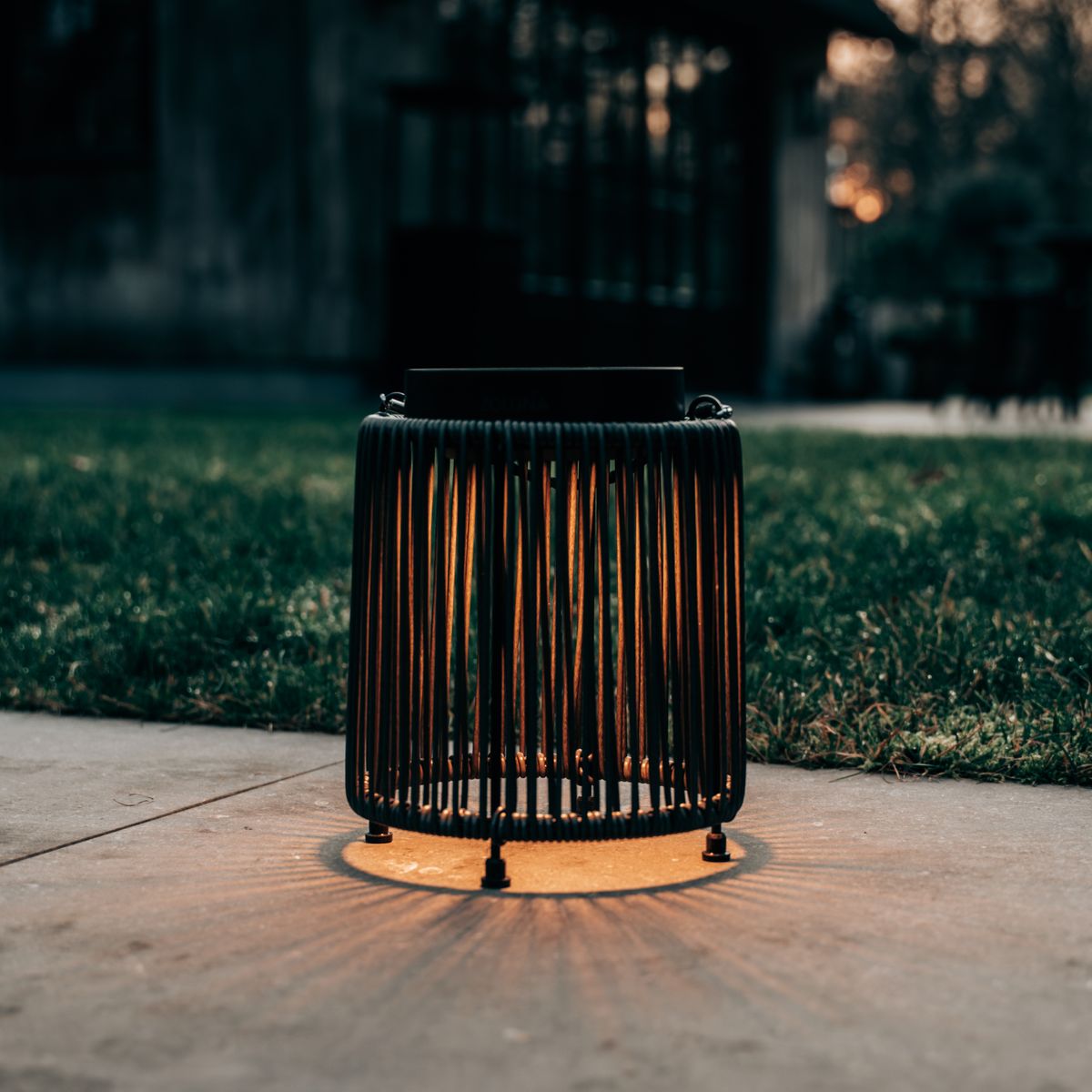 Solar Floor Lamp LUCA Deep Coal