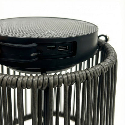 Solar Floor Lamp LUCA Deep Coal