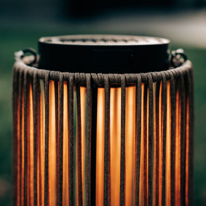 Solar Floor Lamp LUCA Grande Light Oak