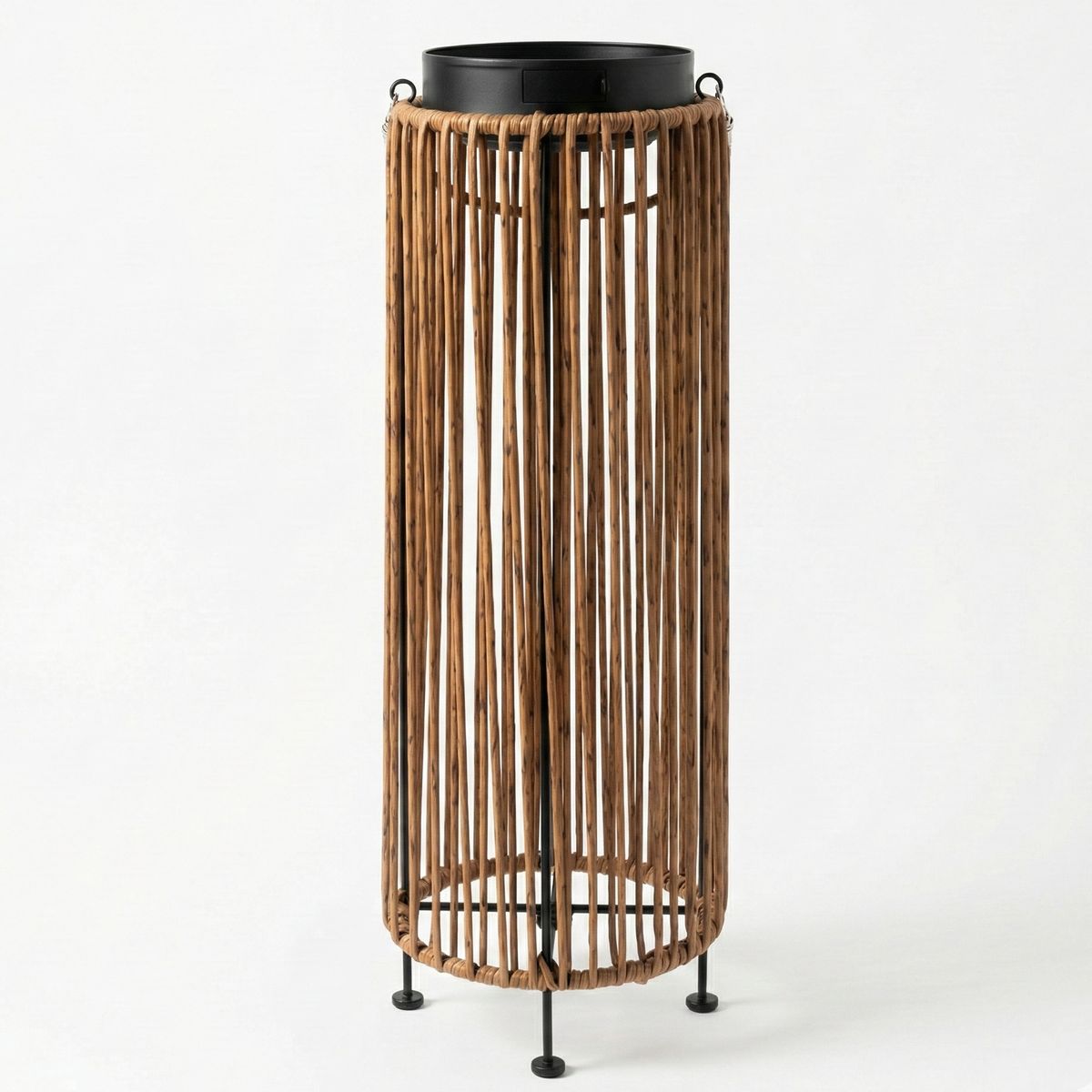 Solar Floor Lamp LUCA Grande Light Oak