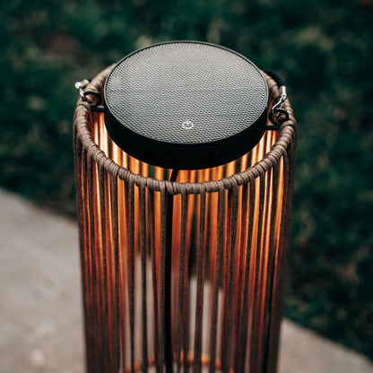 Solar Floor Lamp LUCA Grande Light Oak
