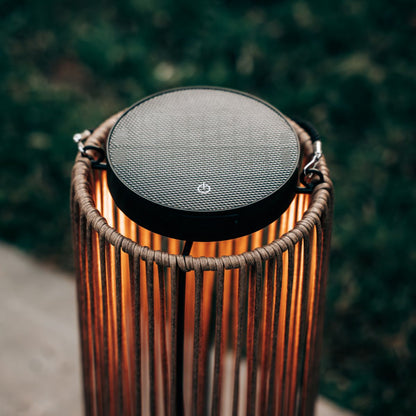 Solar Floor Lamp LUCA Grande Light Oak