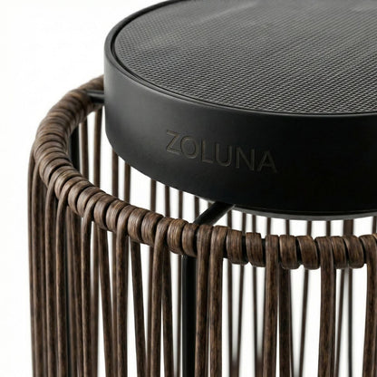 Solar Floor Lamp LUCA Light Oak