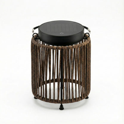 Solar Floor Lamp LUCA Light Oak