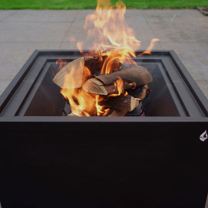 HEAT 3 in 1 Metal (Fire basket + Barbecue + Side table)