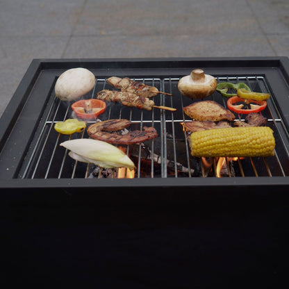 HEAT 3 in 1 Metal (Fire basket + Barbecue + Side table)