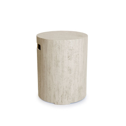 Enclosure Round travertine