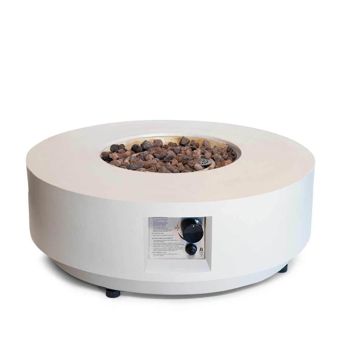 Estate Round 76 oyster beige