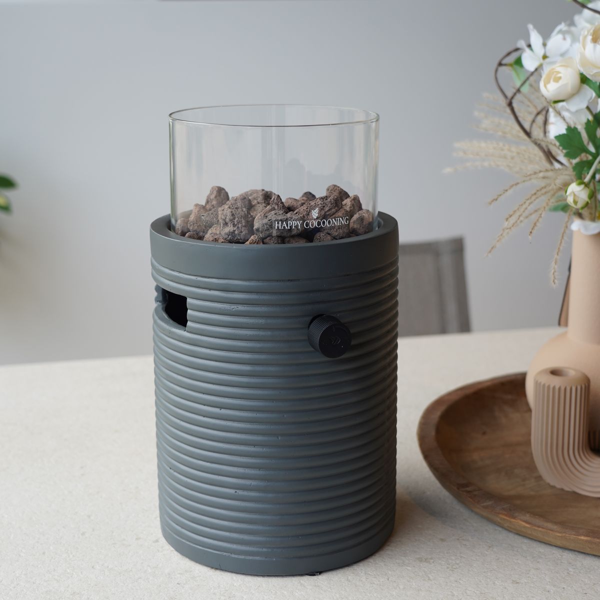 Lumi Groove smokey anthracite