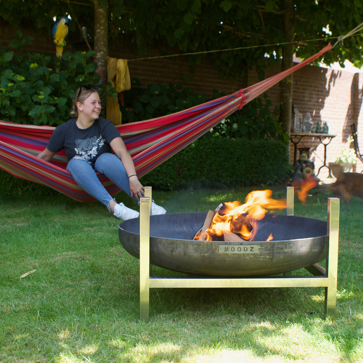 MOODZ Feet Square Ø 80 cm Stainless Steel