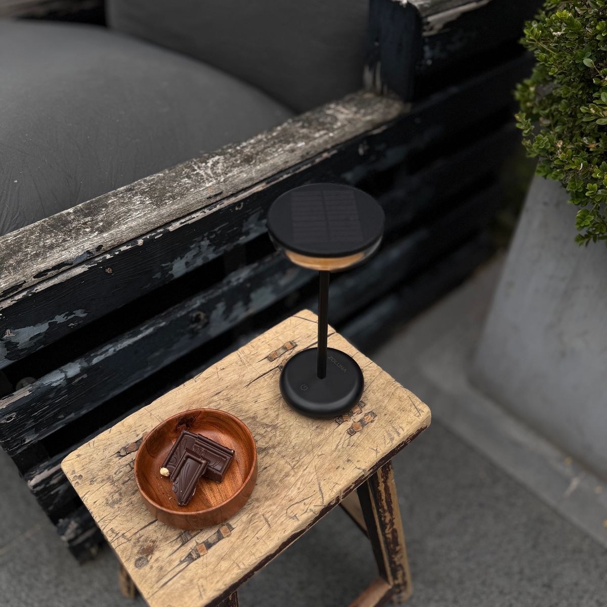 Solar Table Light Bobbie Black
