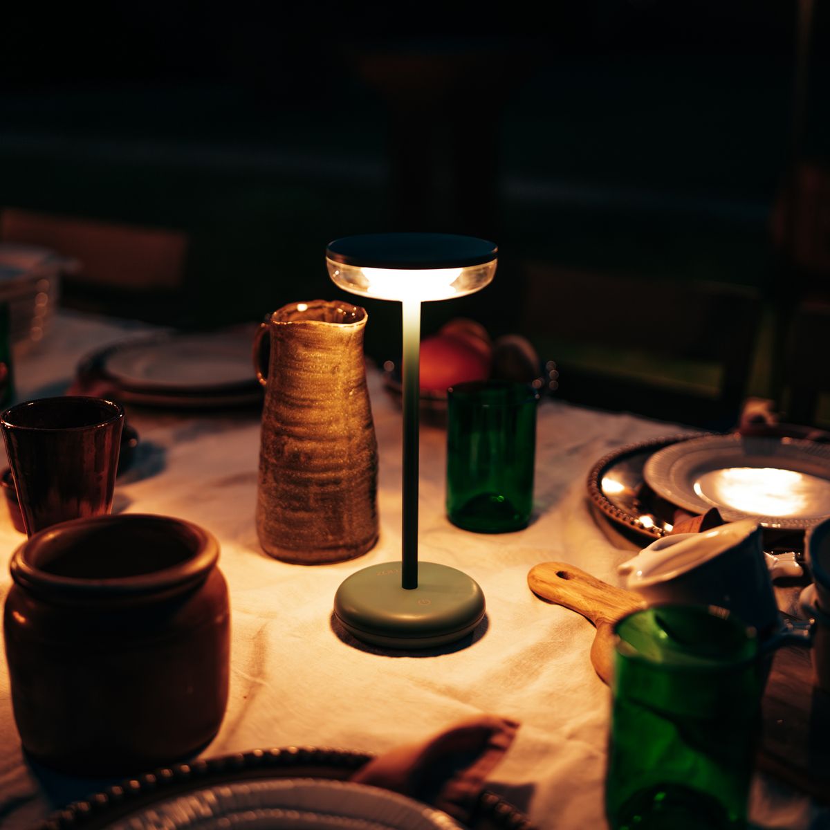 Solar table Light Bobbie Fresh Green