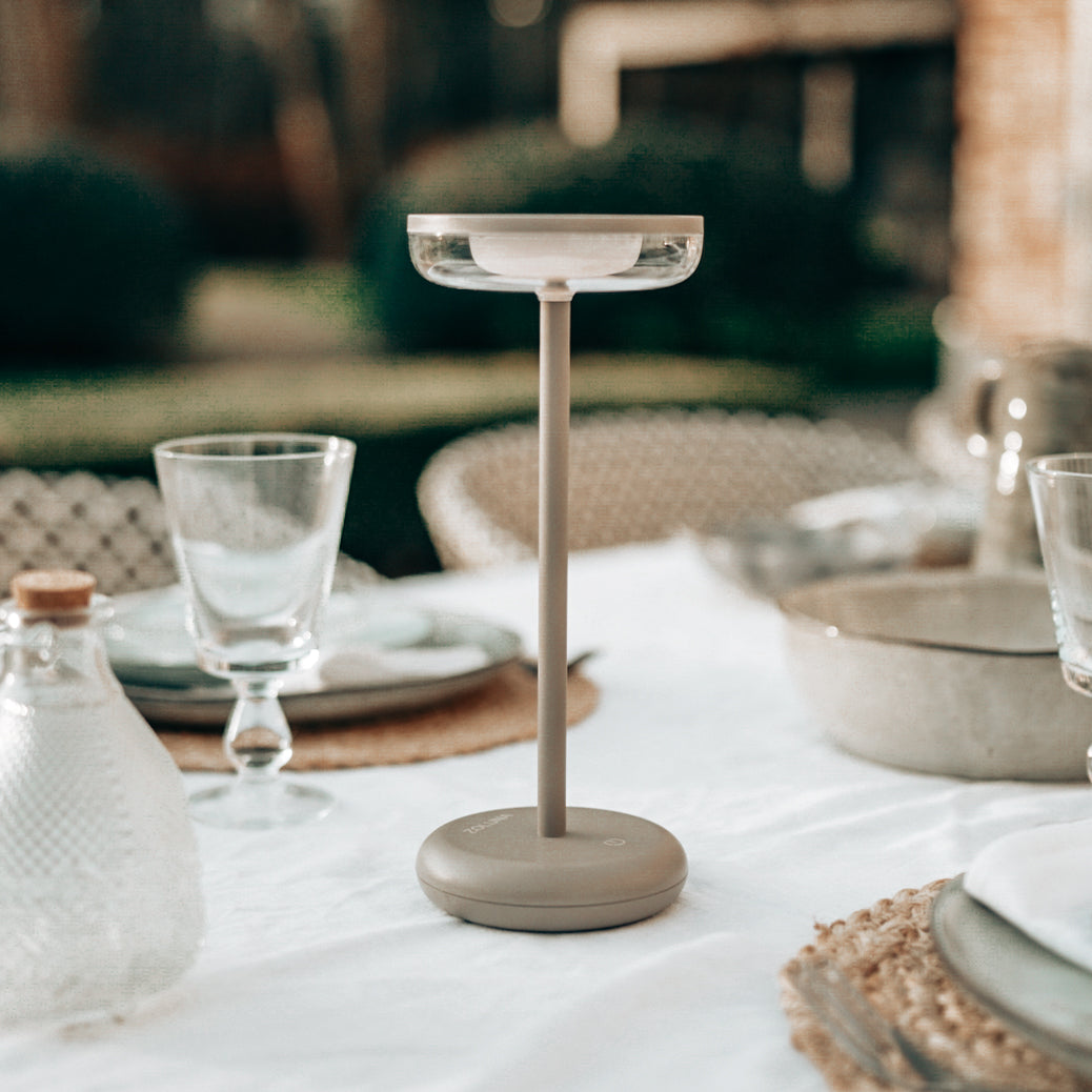 Solar table Light Bobbie Cappucino
