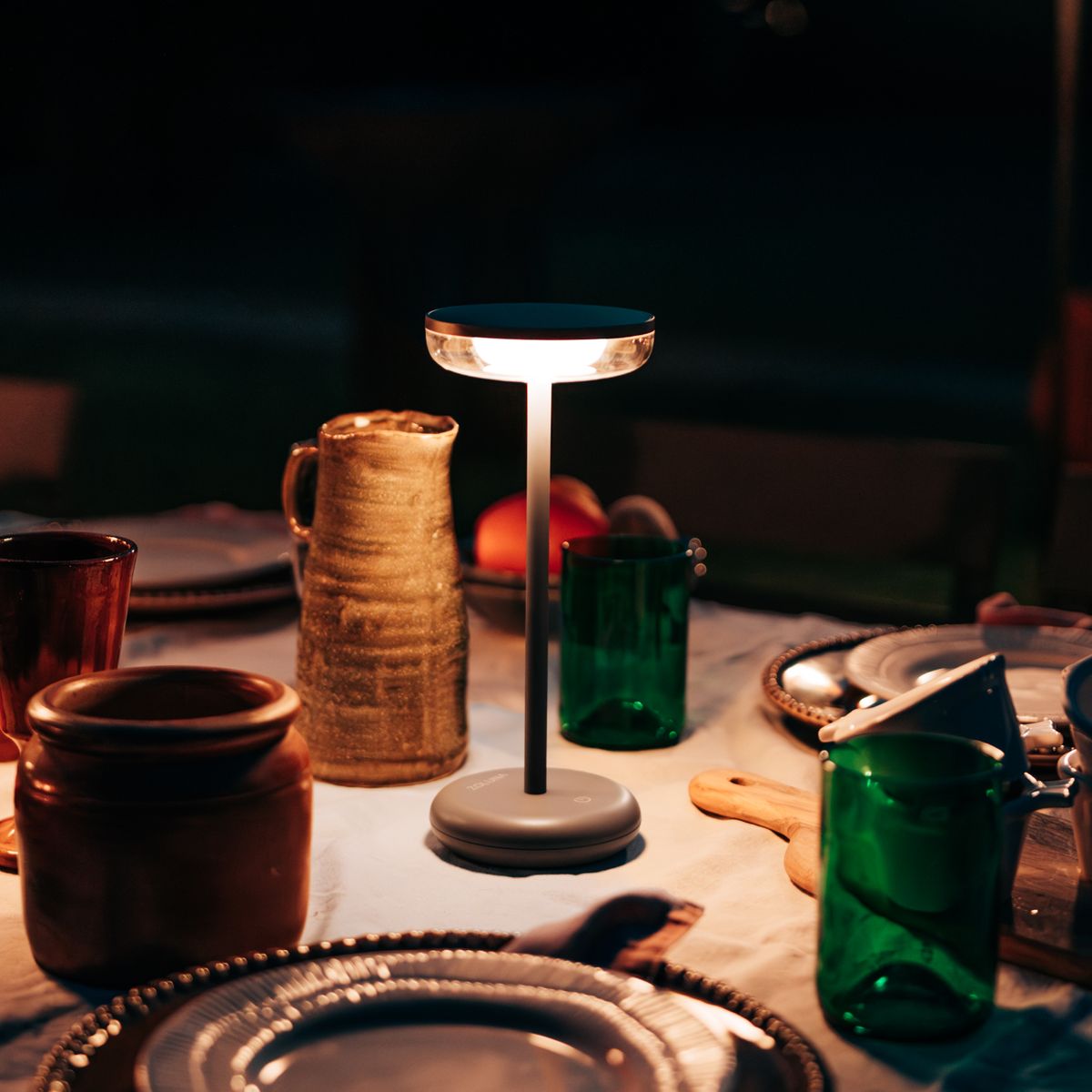 Solar table Light Bobbie Cappucino