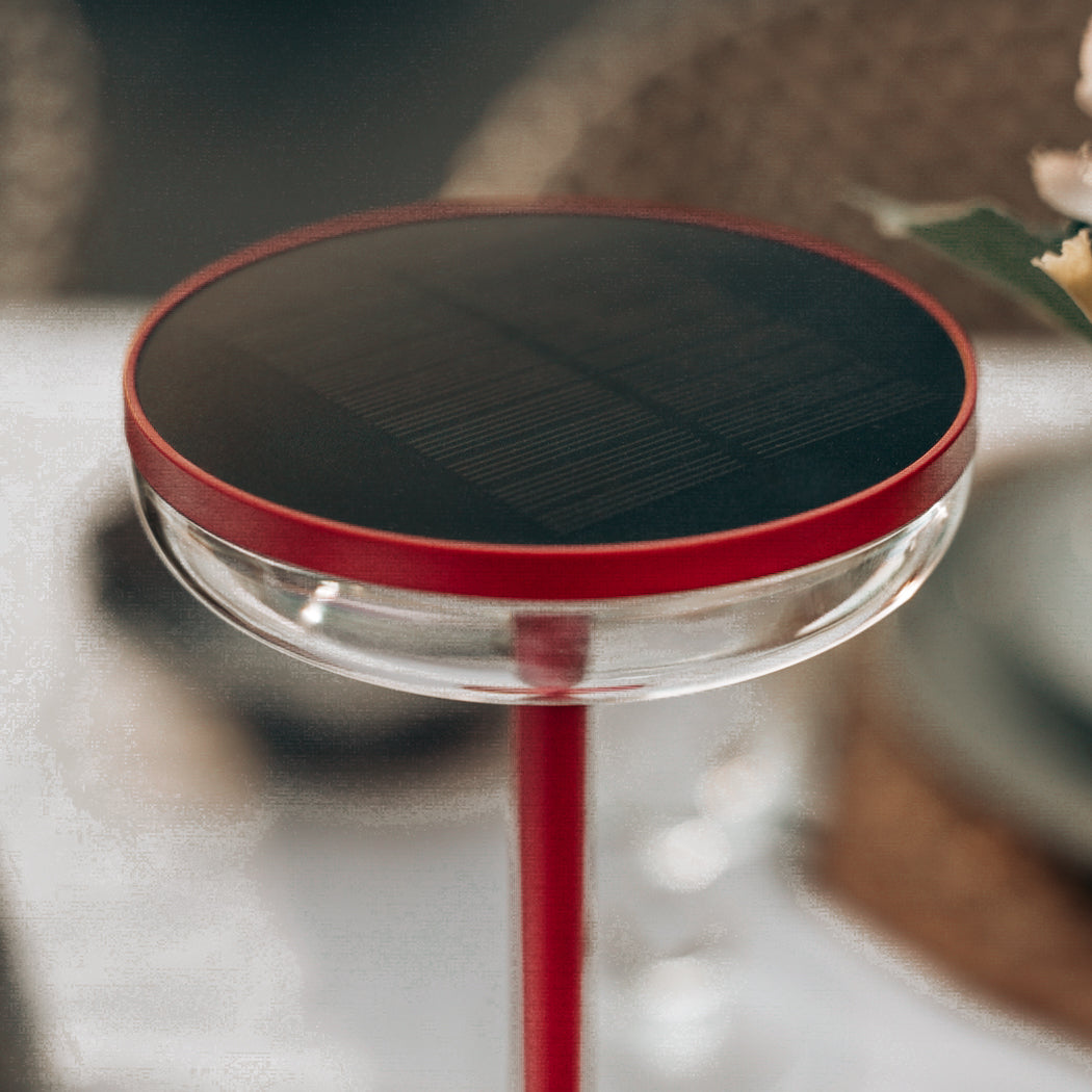 Solar TAbLE Light Bobbie Evening red