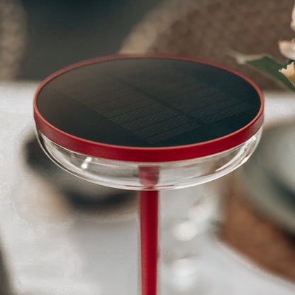 Solar TAbLE Light Bobbie Evening red