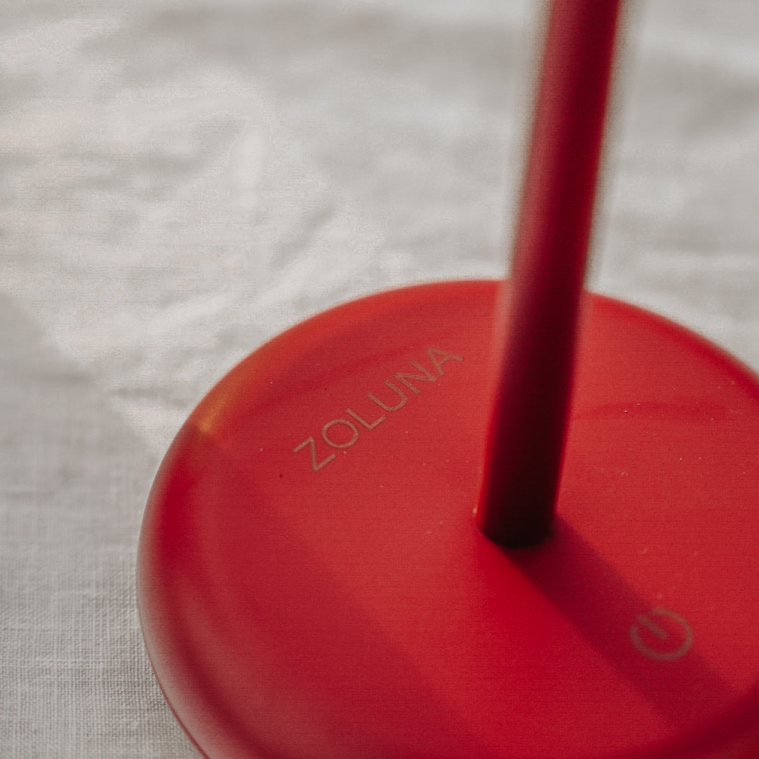 Solar TAbLE Light Bobbie Evening red