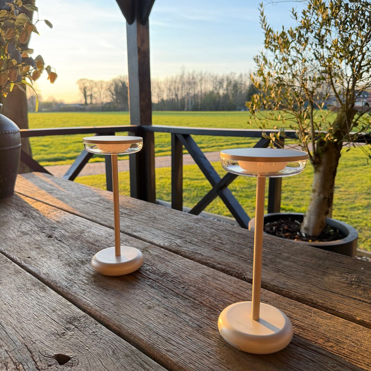 Solar table Light Bobbie Sand