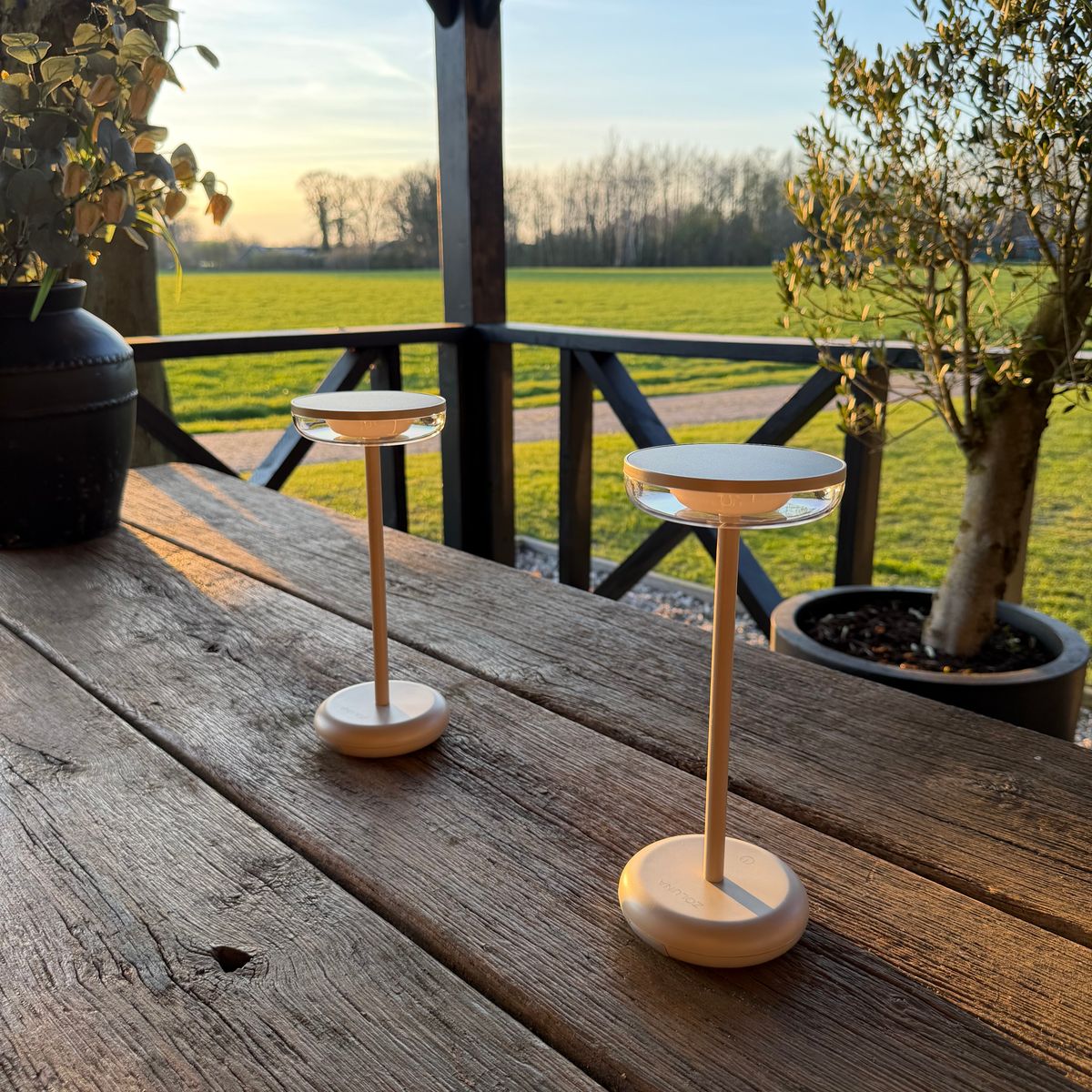 Solar table Light Bobbie Sand
