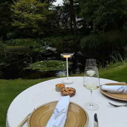 Solar Table Light Bobbie White