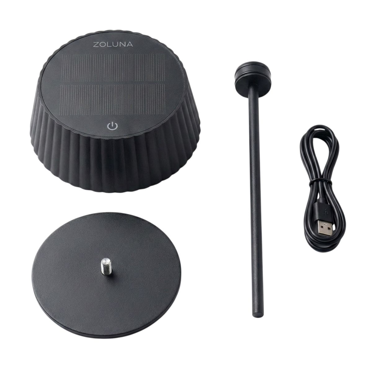 Solar Table Light JYP Black