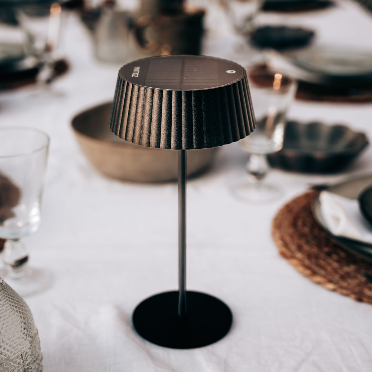 Solar Table Light JYP Black