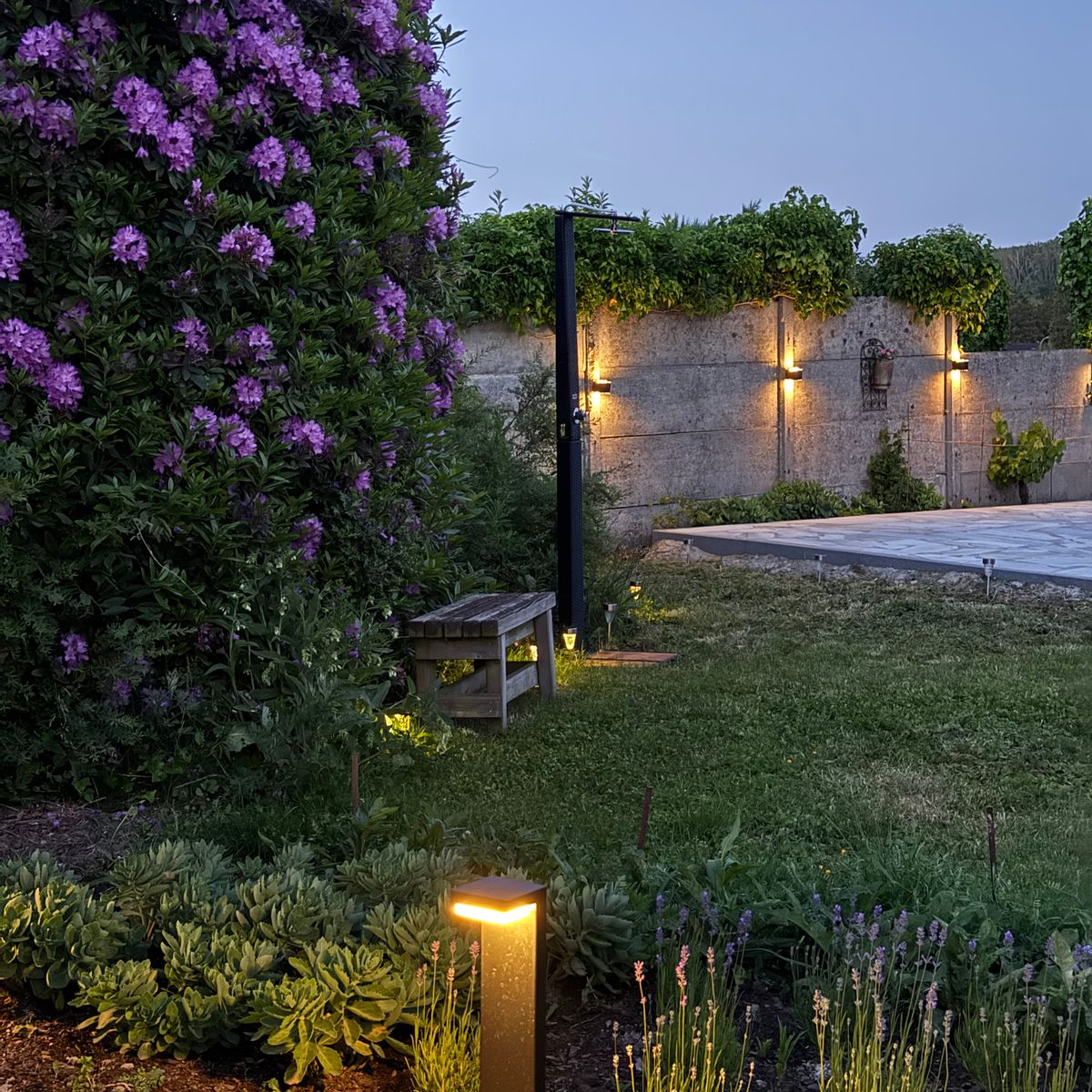 Solar Wall Light Marga Square